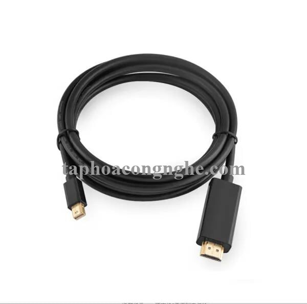 Ugreen 10455 3M màu Đen Cáp chuyển đổi Mini DP sang HDMI hỗ trợ phân phải 4K x 2K MD101 30010455